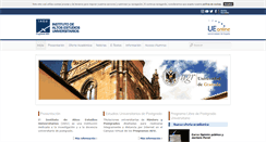 Desktop Screenshot of iaeu.edu.es