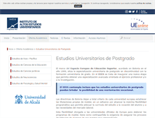 Tablet Screenshot of iaeu.com.es